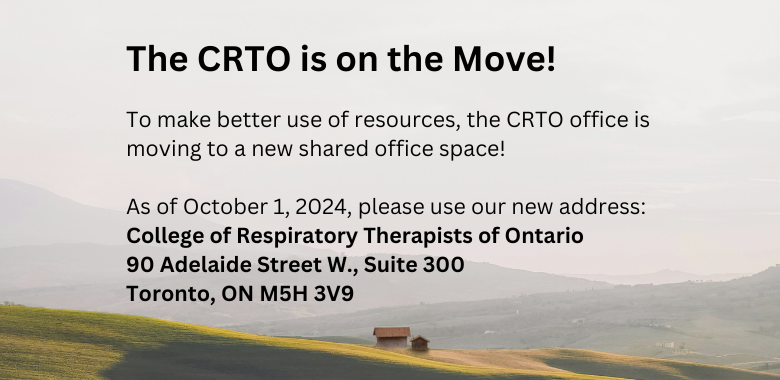 CRTO is on the move